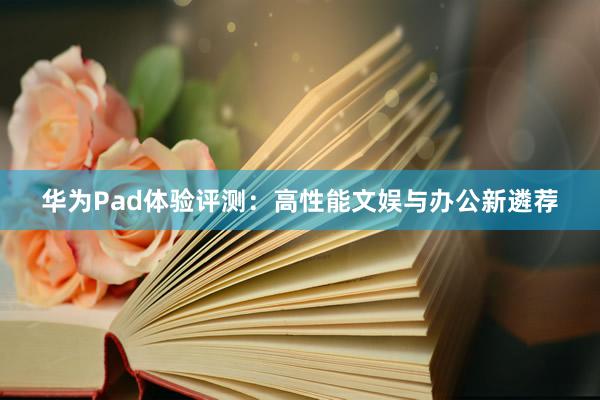 华为Pad体验评测：高性能文娱与办公新遴荐